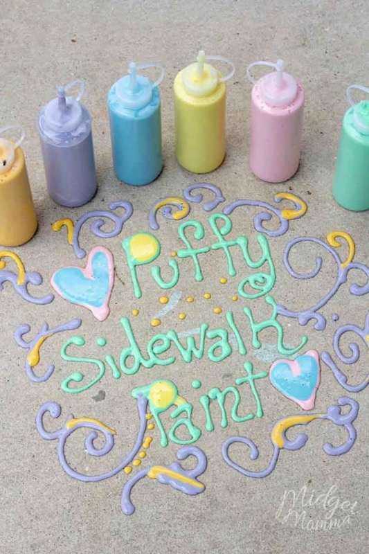 DIY Sidewalk Chalk Paint: How to Make Washable Sidewalk Chalk Paint